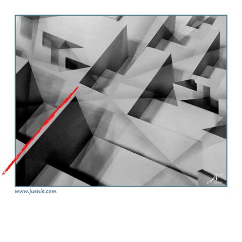 Relief mit Blutspur