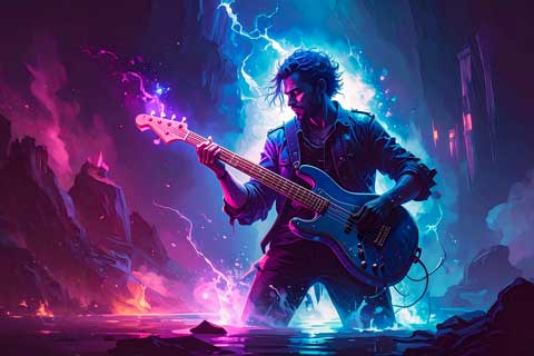 K&uuml;nstlicher Bassist